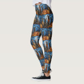 Belgische Malinoi Halloween Griezelig Leggings (Links)