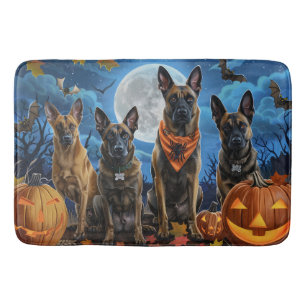 Belgische Malinoi Halloween Spooky Badmat