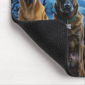 Belgische Malinoi Halloween Spooky Muismat (Hoek)