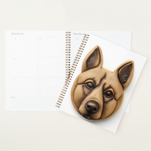 Belgische Malinoi hond 3D geïnspireerd Planner (Display)