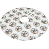 Belgische Malinoi Kerstkrans Feestelijke Pup Kerstboom Rok (Gekanteld)