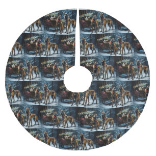Belgische Malinoi Sneeuw Slede Kerst Decor Kerstboom Rok
