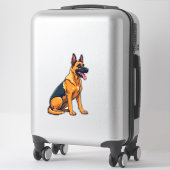 Belgische Malinois (1) Sticker (Koffer)