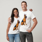 Belgische Malinois (1) T-shirt (Unisex)