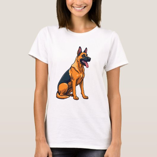 Belgische Malinois (1) T-shirt (Voorkant)
