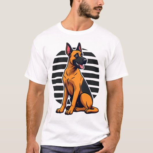 Belgische Malinois (2) T-shirt (Voorkant)