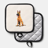 Belgische Malinois (3) Pannenlap (Voorkant / Achterkant)