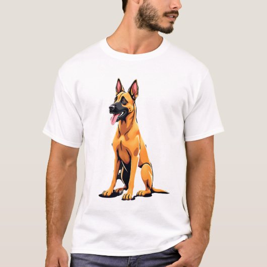 Belgische Malinois (3) T-shirt (Voorkant)