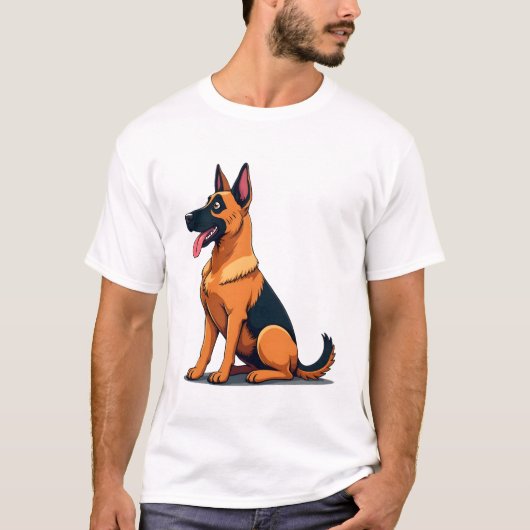 Belgische Malinois (6) T-shirt (Voorkant)