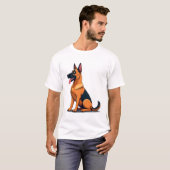 Belgische Malinois (6) T-shirt (Voorkant volledig)