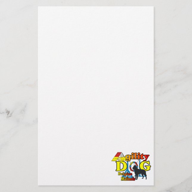 Belgische Malinois Agility (Voorkant)