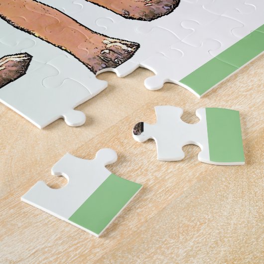 Belgische Malinois Art Legpuzzel (Zijkant)