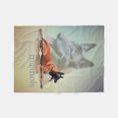Belgische Malinois - Belgische herder - Mechelaar Fleece Deken (Voorkant (Horizontaal))