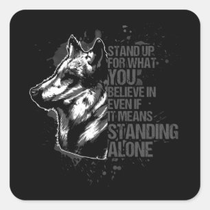 Belgische Malinois - Belgische Shepherd Dog Vierkante Sticker