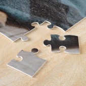 Belgische Malinois Boxer | Puppy op banketfoto Legpuzzel (Zijkant)