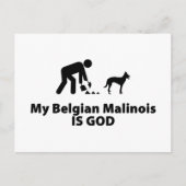 Belgische Malinois Briefkaart (Voorkant)
