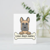Belgische Malinois Briefkaart (Staand voorkant)