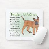 Belgische Malinois-cadeaus Muismat (Met muis)