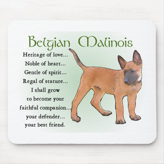 Belgische Malinois-cadeaus Muismat (Voorkant)