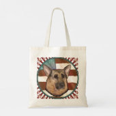 Belgische Malinois Canvas tas (Achterkant)