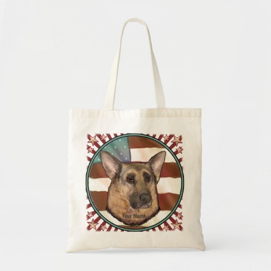Belgische Malinois Canvas tas (Voorkant)