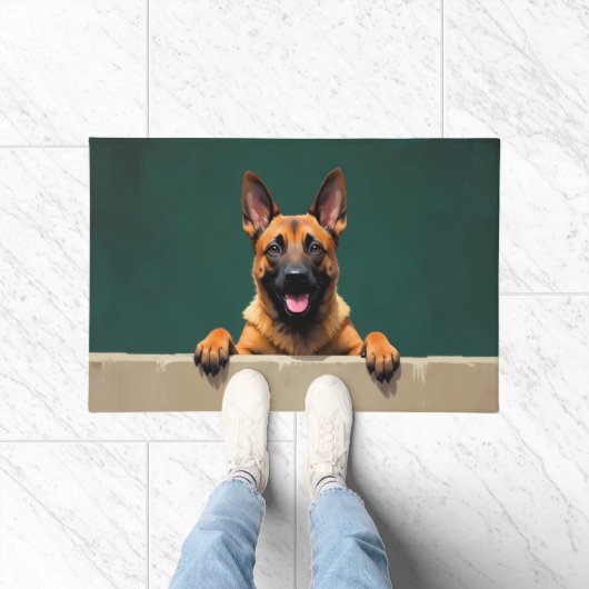 Belgische Malinois Deurmat Kunst (Binnen)
