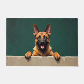 Belgische Malinois Deurmat Kunst (Voorkant)