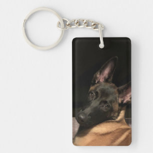 Belgische Malinois Dog Sleutelhanger