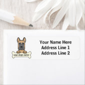Belgische Malinois Etiket (Insitu)