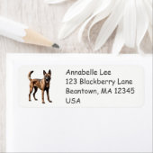 Belgische Malinois Etiket (Insitu)