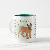 Belgische Malinois Gifts, Belgische Malinois Gifts Tweekleurige Koffiemok (Voorkant links)