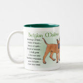 Belgische Malinois Gifts, Belgische Malinois Gifts Tweekleurige Koffiemok (Links)