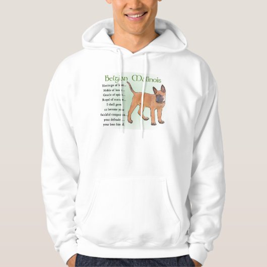 Belgische Malinois Gifts Hoodie (Voorkant)