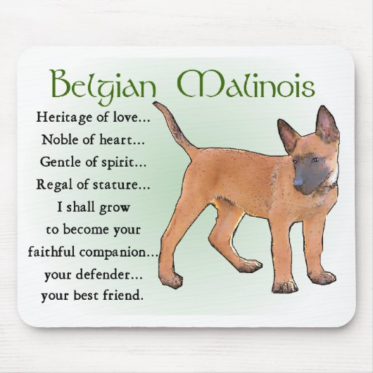 Belgische Malinois Gifts Muismat (Voorkant)