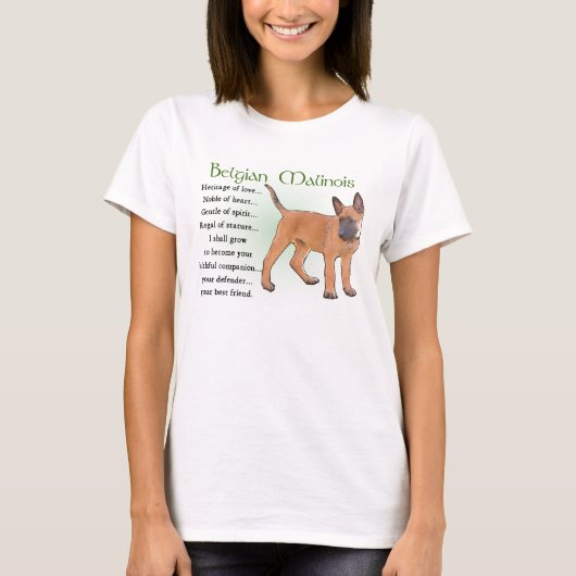 Belgische Malinois Gifts T-shirt (Voorkant)
