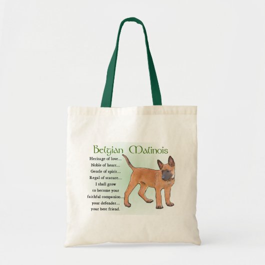 Belgische Malinois Gifts Tote Bag (Voorkant)