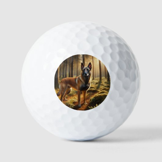 Belgische Malinois Golfballen (Voorkant)