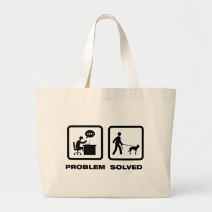 Belgische Malinois Grote Tote Bag