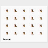Belgische Malinois Hart Sticker (Vel)