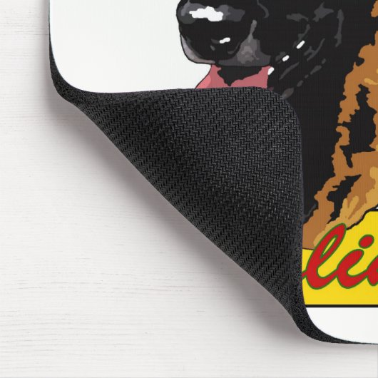 Belgische Malinois Head mousepad Muismat (Hoek)