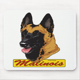 Belgische Malinois Head mousepad Muismat