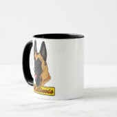 Belgische Malinois Headstudy Mok (Voorkant links)