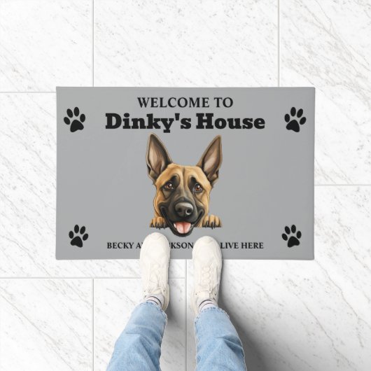 Belgische Malinois-hond Deurmat (Binnen)