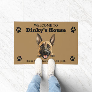 Belgische Malinois-hond Deurmat