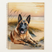 Belgische Malinois-hond kustbaai Planner (Voorkant)