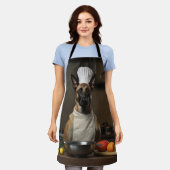 Belgische Malinois Hondenkok Schort (Gedragen)