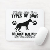 Belgische Malinois hondenontwerpen Muismat (Met muis)