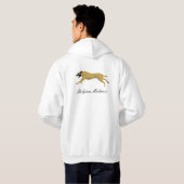 Belgische Malinois Hoodie (Achterkant volledig)