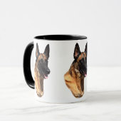 Belgische Malinois hoofdmok Mok (Voorkant links)