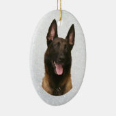 belgische malinois keramisch ornament (Rechts)